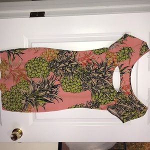 PINEAPPLE MIDI DRESS (GUESS)